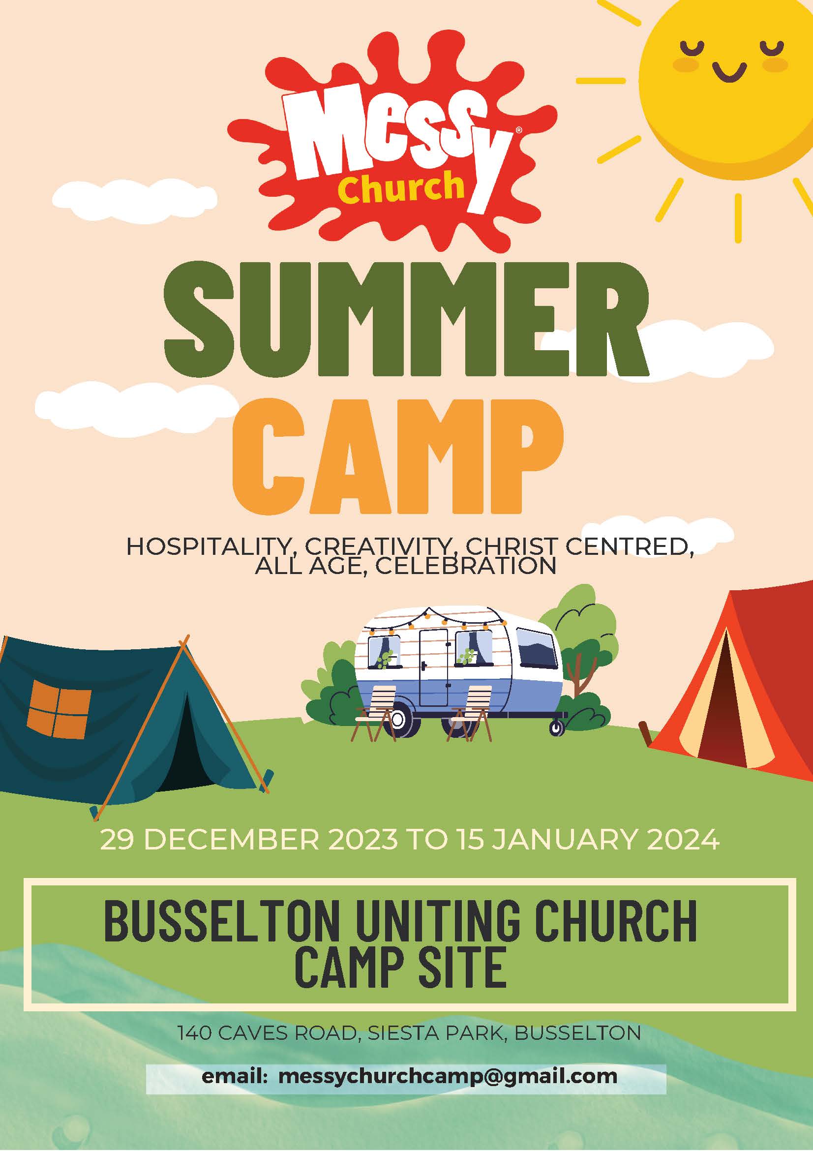 Messy Church Summer Camp Uniting Church Western Australia