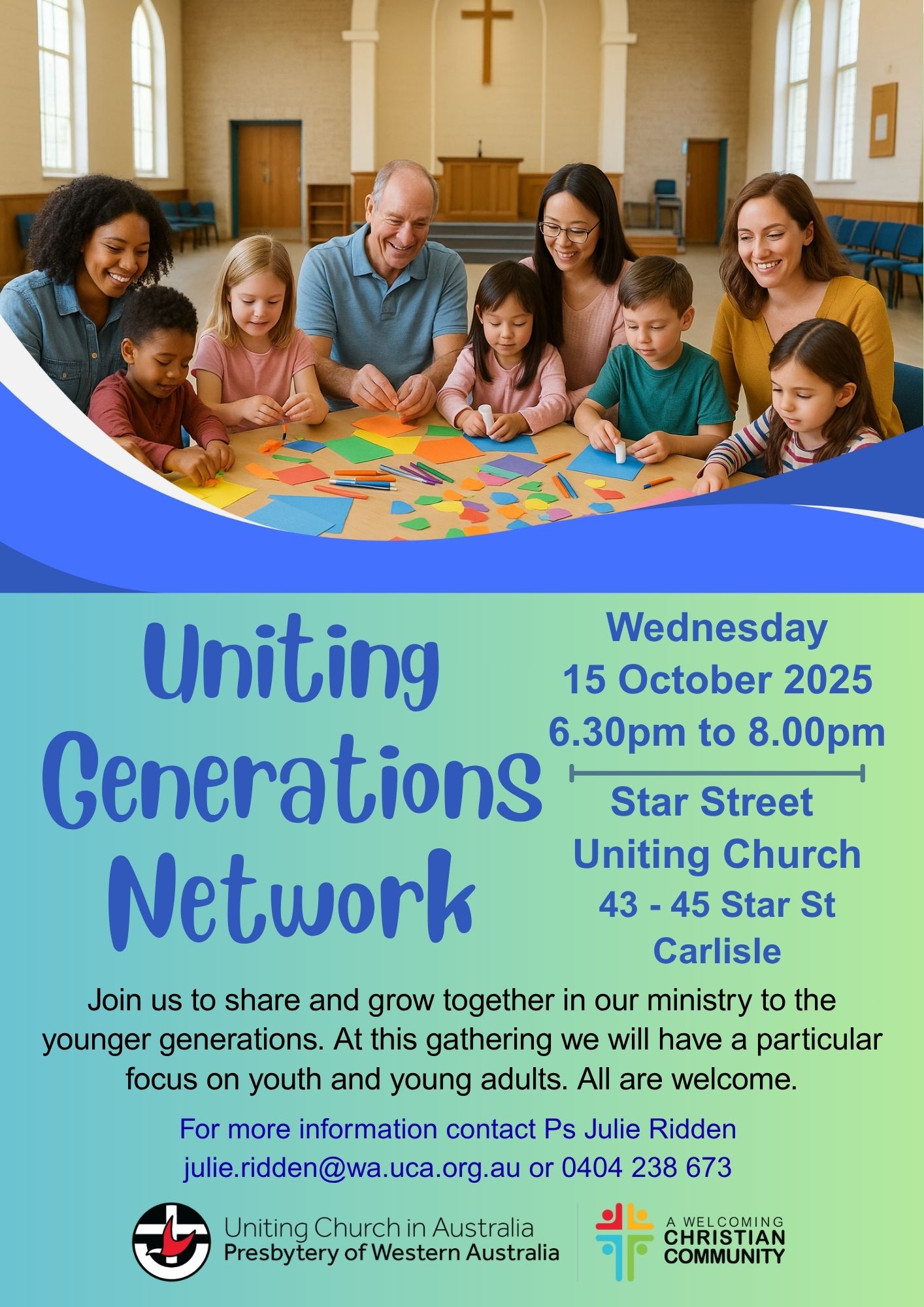 Julie Ridden Uniting Generations Network – Uniting Church Western Australia