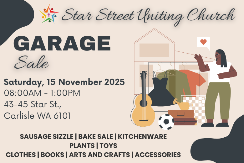 Garage Sale Poster November 2025