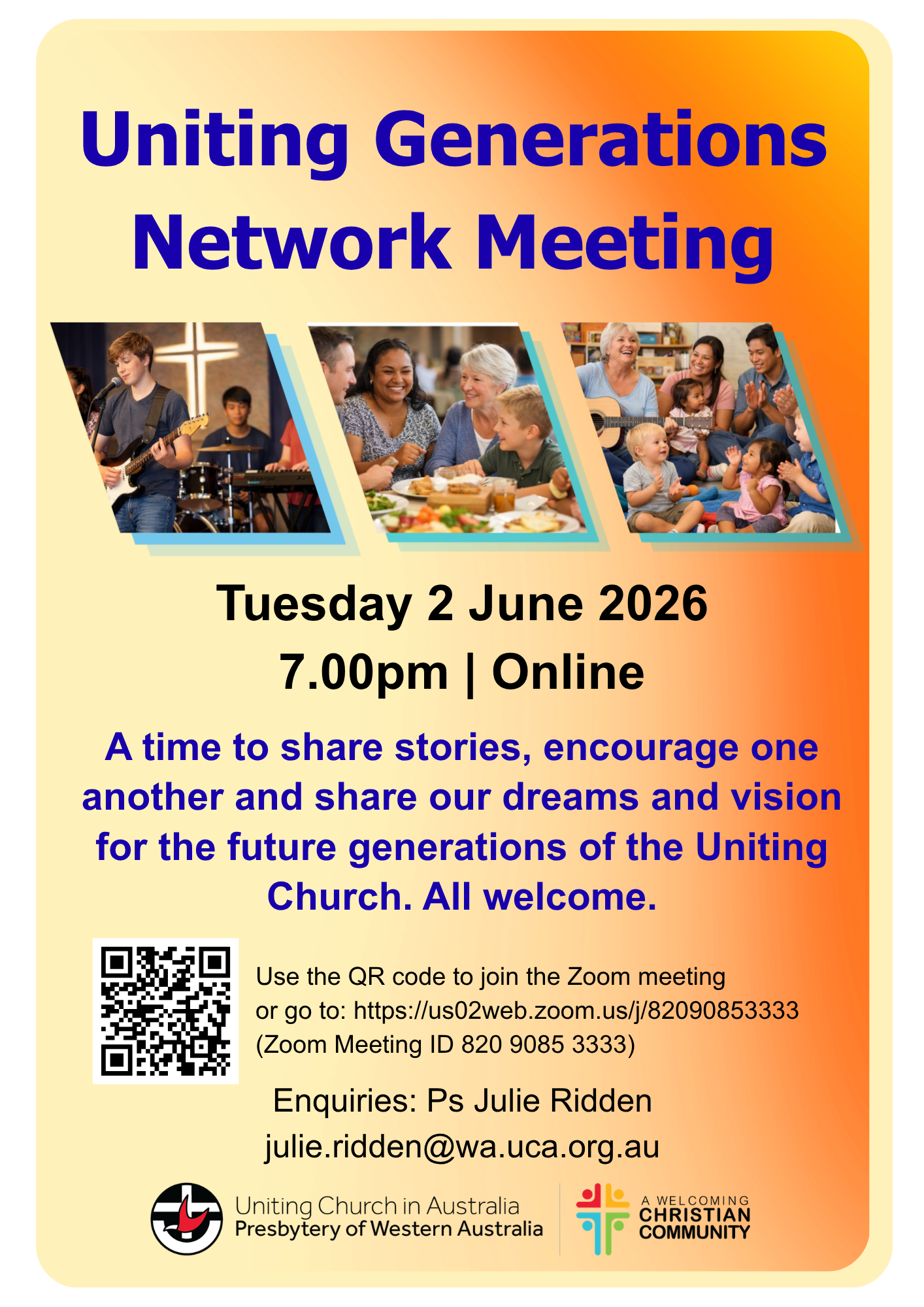 Julie Ridden Uniting Generations Network Meeting – Uniting Church Western Australia
